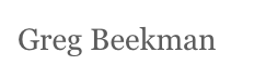 Greg Beekman